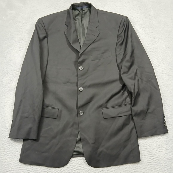 Burberry London Blazer Mens 40 Regular Black Wool Super 100's Bond